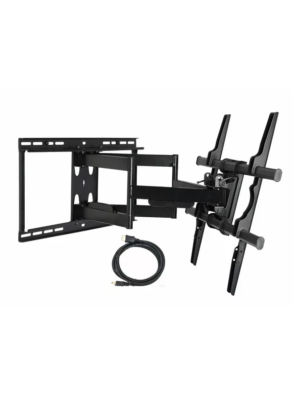 VideoSecu Heavy Duty Full Motion TV Wall Mount Articulating Bracket for VIZIO 50 55 60 65 70 75 80 Inch LED LCD Plasma HDTV D65-E0 E65-E0 E65-E1 M65-E0 P65-E1 E70-E3 M70-E3 M75-E1 P75-E1 E80-E3 BN5