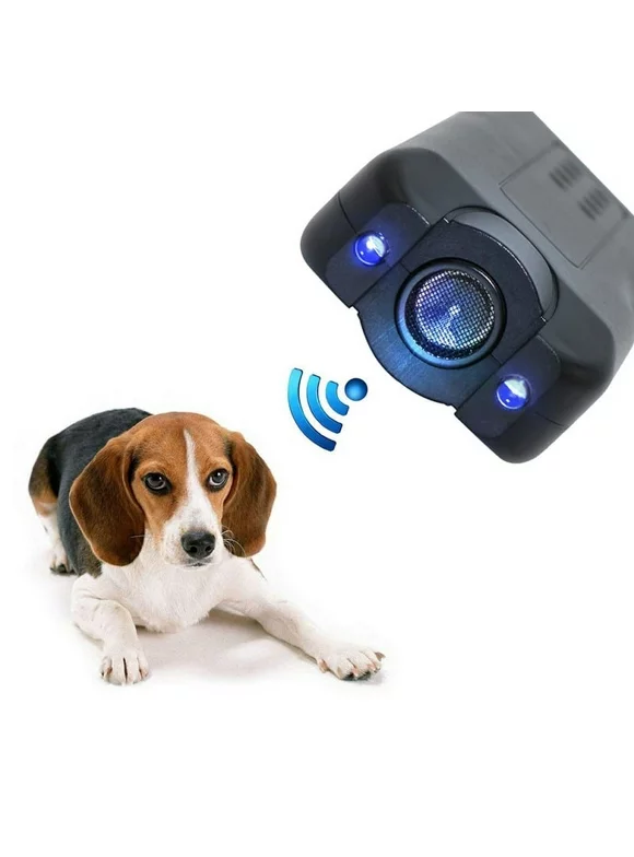 Outdoor Handheld Ultrasonic Dog Anti Barking Devices Repellent Trainer,Electronic Dog Deterrent With Bright Led Flashlight