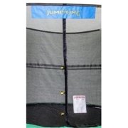 Bazoongi NET15-SP6-5.5JK 15 ft. Enclosure Netting with 6 Short Poles for 5.5 in. Springs with JK Logo Model