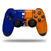 Vinyl Skin Wrap for Sony PS4 Dualshock Controller Ripped Colors Blue Orange (CONTROLLER NOT INCLUDED)