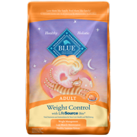 Blue Buffalo Weight Control Natural Adult Dry Cat Food, Chicken & Brown Rice 15-lb