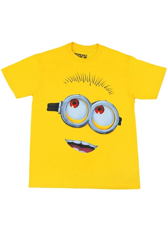 Despicable Me Minion Face Youth Kids T-Shirt