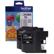 Brother Genuine LC2032PK High Yield Black Ink Cartridges, 2-Pack