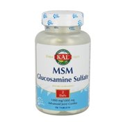 MSM Glucosamine Sulfate 500 mg/500 mg By KAL - 90  Tablets