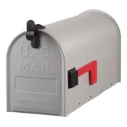 Gibraltar Mailboxes Grayson Medium, Steel, Post Mount Mailbox, ST100000