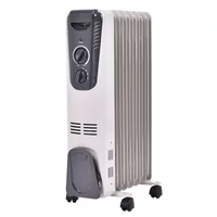 Costway 1500W Electric Oil Filled Radiator Space Heater 5.7 Fin Thermostat Room Radiant
