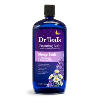 Dr Teal's Sleep Bath Foaming Bath with Pure Epsom Salt, 34 fl oz