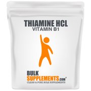 BulkSupplements.com Thiamine HCl (Vitamin B1) Powder - Thiamine 100mg - Vitamin B Supplements - B1 Vitamins 100mg - VIT B1 (100 Grams)