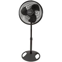 Lasko 16" Oscillating Pedestal Stand 3-Speed Fan, S16500, Black