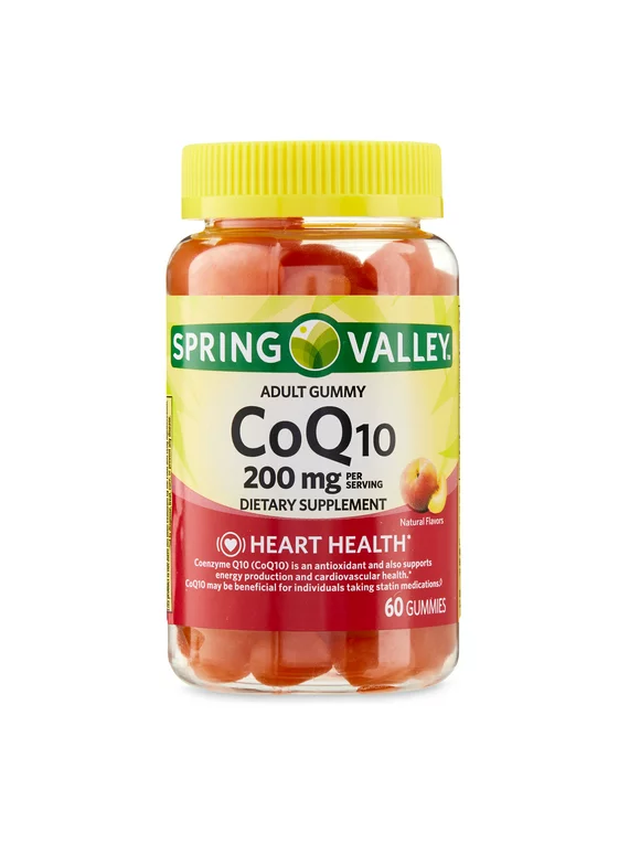 Spring Valley CoQ10 Adult Gummies, 200 Mg, 60 Ct