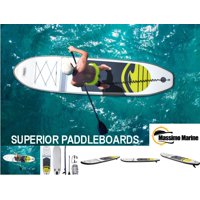 Massimo Stand Up Paddle Board SUP with Carrying Case & Pump | Inflatable | River Lake Paddle Board (3.3m/11ft)