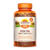 Sundown Naturals 1200 mg, 100 ct Fish Oil Extra Strength Softgels