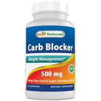 Best Naturals Carb Blocker Weight Loss Supplement, Dietary Supplements, 500 mg, 90 Capsules