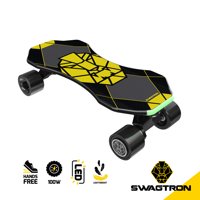 SWAGTRON Swagskate NG3 Electric Skateboard for Kids Kick-Assist Smart Sensors