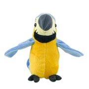 Shengshi Cute Mimicry Pet Talking Parrot Repeats What You Say Plush Animal Toy Electronic Parrot Plush Toy, Animal Toy, Talking Bird,Birt Blue