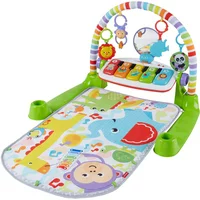 Fisher-Price Deluxe Kick & Play Removable Piano Gym, Green