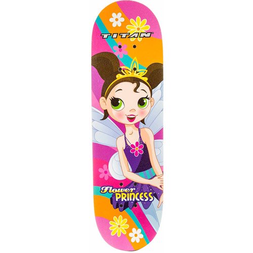 Titan Flower Princess Girls' Complete Skateboard