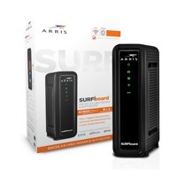 ARRIS SURFboard 16x4 Cable Modem / AC1600 Dual-Band WiFi Router. Approved for XFINITY Comcast, Cox, Charter and most other Cable Internet providers for plans up to 300 Mbps.