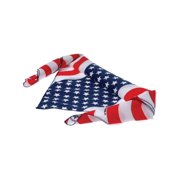 12 American Flag Print Bandana Head Scarf Costume Accessory