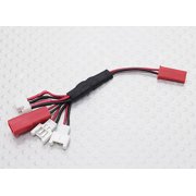 HobbyFlip Multi-Plug Charge Lead for Micro Model Batteries Compatible with The Flyer's Bay Beetle Quad-Copter