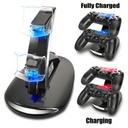 TSV Controller Charging Station for PS4/PS4 SLIM/Ps4 PRO - Dual USB Charging Charger Docking Station Stand Fit for Playstation 4 PS4/PRO/SLIM Controller