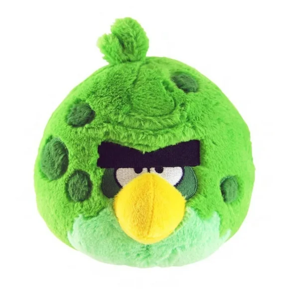 Angry Birds 5" Green Bird Plush Officially Licensed