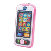 VTech Touch and Swipe Baby Phone With 12 Pretend Apps, Pink