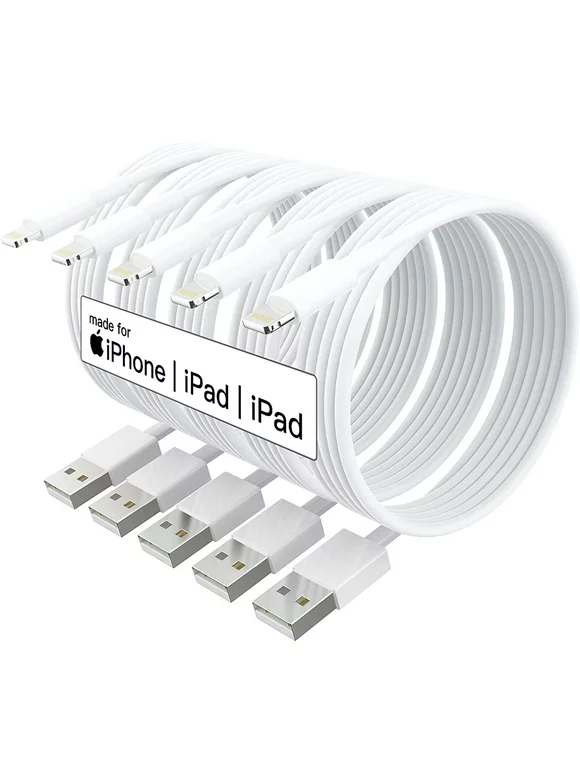 GREPHONE iPhone Charger, 5Pack 10/6/3ft USB to Lightning Cable Compatible with iPhone/iPad/iPod, 5V