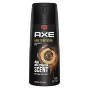 AXE Dark Temptation Body Spray for Men, Deodorant,  4 oz