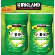 2 PACK | KS Daily Prebiotic Dietary Fiber Supplement Powder OPTIFIBER, 25.6 Ounces (2 PACK)
