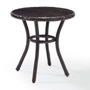 Crosley Palm Harbor Outdoor Wicker Round Side Table