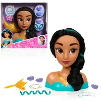 Disney Princess Jasmine Styling Head, 14-pieces, Styling Heads, Ages 3 Up, by Just Play