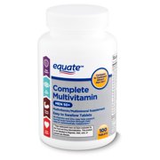 Equate Complete Multivitamin/Multimineral Supplement, Men 50+, 100 count