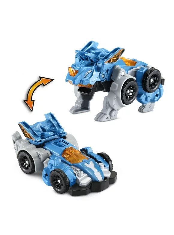 VTech Switch & Go Triceratops Race Car Transforming Dino