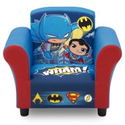 DC Super Friends (Superman, Batman, The Flash, Aquaman) Kids Upholstered Chair by Delta Children
