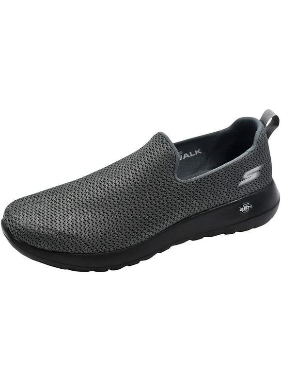 Skechers Men's Go Walk Max Slip-on Sneaker, Charcoal/Black, 13 M US