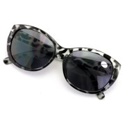 Women Bifocal Reading Sunglasses Reader Glasses Cateye Vintage Jackie O Leopard Checker