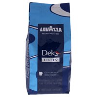 Dek Filtro Medium Roast Decaffeinated Coffee Beans by Lavazza for - 17.6 oz Coffee