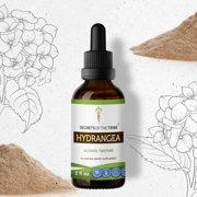Hydrangea Tincture Alcohol Extract, Organic Hydrangea (Hydrangea arborescens) Dried Root 2 oz
