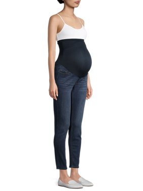 Time and Tru Womens Maternity Skinny Jeans with Full Panel and 5 Pockets