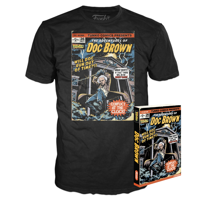 Funko Boxed Tee: Back to the Future - Doc Brown Comic - Size XL - Payless Daily Exclusive