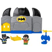 Little People DC Super Friends Batcave, Batman Playset Action Figure Set