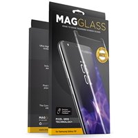 Samsung Galaxy S9 Matte Screen Protector - Curved Fingerprint Free Tempered Glass (MagGlass XM90) Reinforced Anti Glare Screen Guard (Includes Precision applicator)