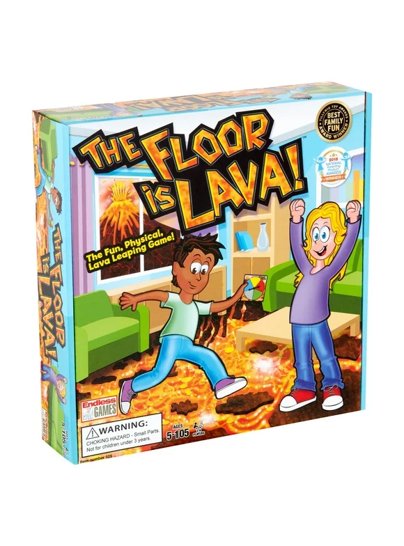The Original The Floor Is Lava! Game by Endless Games - Interactive Game For Kids & Adults