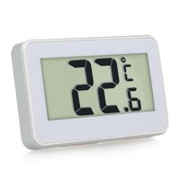Digital LCD Refrigerator Thermometer Fridge Freezer Thermometer with Adjustable Stand Magnet Frost Alert Home Use