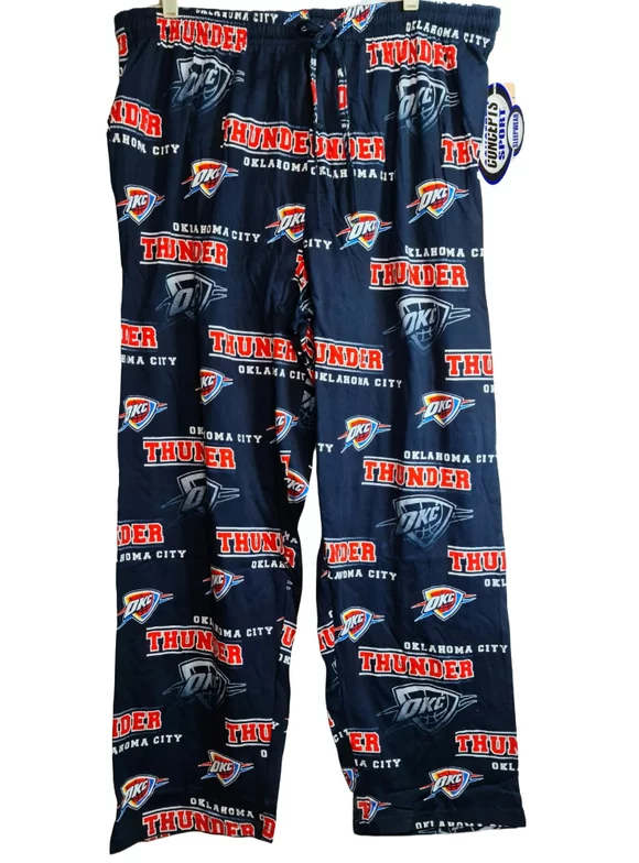 College Concepts Men's Oklahoma City Thunder Fusion All Over Print Pants NAVY XL