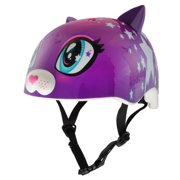 Raskullz Star Kitty Purple Bike Helmet, Child 5+ (50-54cm)