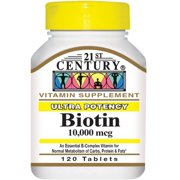21 Century HealthCare 21st Century Biotin, 1