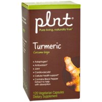 plnt Turmeric  With Natural, NonGMO Indian Turmeric Root, Supports Joint Mobility, Cellular Health Support  Provides Antioxidant Benefits (120 Vegetarian Capsules)
