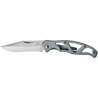 Gerber Gear Paraframe Mini Stainless Steel Plain Edge Knife with Clip